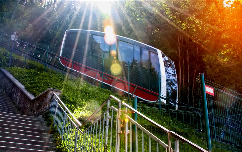 薩爾茲堡城堡纜車 Festungsbahn Cable Railway